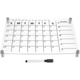 thumbnail image 1 of Estbridge Weekly Plan Writing Board Desktop Dry Erase for Acrylic Fridge Calendar Magnetic Erasable White Boards Office, 1 of 6