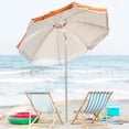 thumbnail image 4 of Costway Parasol de Plage pour Patio 6,5 Pi Pare-Soleil Inclinable Sac de Transport, 4 of 9