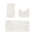 thumbnail image 2 of Dvkptbk Carpets Suits Solid Color Bath Mats 3 Set Bathroom Rugs for 3 Pcs Toilet Mats Universal Soft Comfortable Water Absorption Non-Slip Thick Machine Washable Easier to Dry Dark Bathroom Decor, 2 of 8