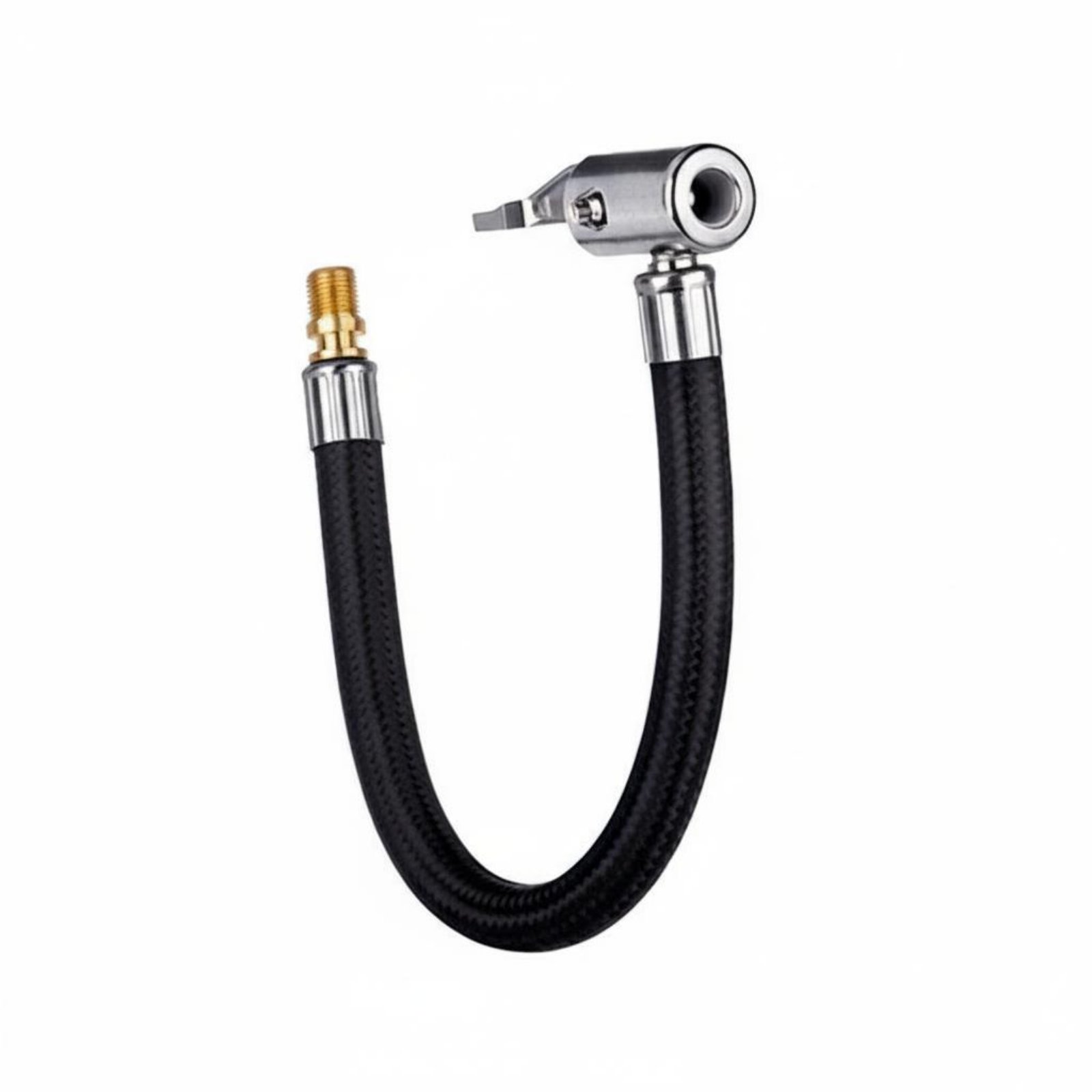 kowaku Tire Inflator Extension Hose Hands-Effortless Inflation Tire Inflator Hose Extension Deflation Function Quick Connect Pump Adapter for Car Maintenance