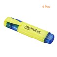 thumbnail image 3 of Unique Bargains Highlighters with Broad Tip, Yellow, 4 Count, 4 Pack, 3 of 6