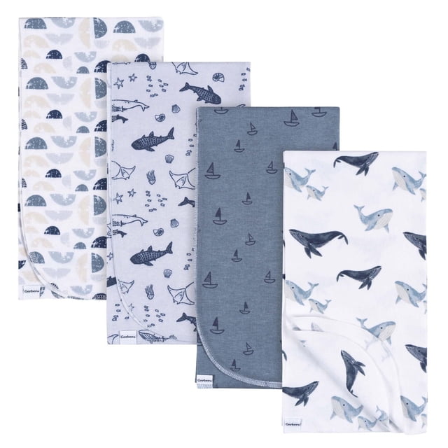 Gerber Childrenswear - Flannel Receiving Blanket