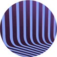 thumbnail image 1 of Ahgly Tapis d'Intérieur Lavable en Machine Carré Transitionnel Violet Foncé, 3 Pieds Carré, 1 of 7