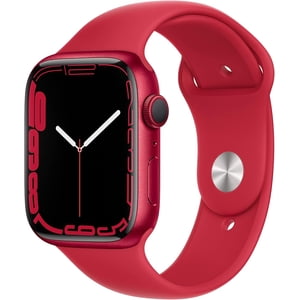 Rénovés Apple montre Series 7 Aluminium 45mm A2477 (GPS + Cellulaire) Rouge (Grade A)