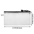 thumbnail image 3 of Aspire 16 Pcs Mesh Black Zip Pouches Transparent Document Folders A6 Size Travel Bags, 3 of 4