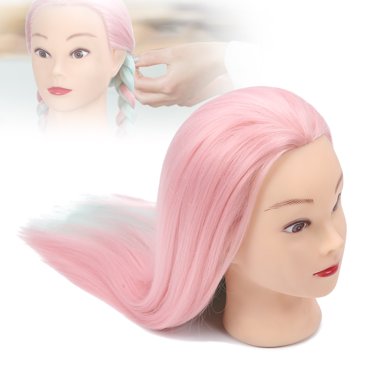 Filfeel Mannequin Head With Hair, Hair Cutting Mannequin Head Widely Used For Hairdresser For Barbershop
