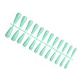 thumbnail image 1 of Youkk Fake Nail Set French Style Scratch Resistant Press-on Fingernails Full Cover Removable Trimble Adjustable Manicure Stickers Type 18, 1 of 6