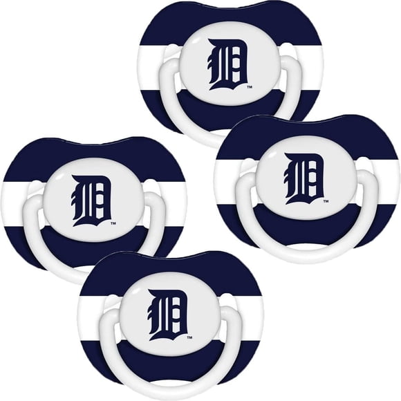 Detroit Tigers 4-Pack Pacifier Set - Pack of 4