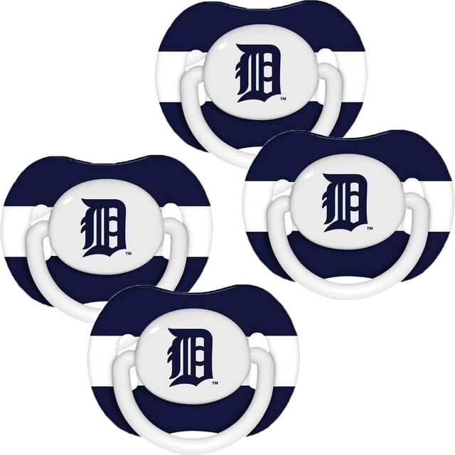 Detroit Tigers 4-Pack Pacifier Set - Pack of 4