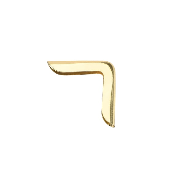Unique Bargains Metal Book Corner Protectors Edge Cover Guard 15 x 15 x 3mm Gold Tone (Suitable for Thickness: 2.5m) 30Pcs