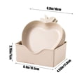 thumbnail image 4 of pstuiky 5-Piece Wheat Straw Plates Set with Snack Bowl & Organizer Base Reusable Bpa-Free Dishwasher Safe Dinnerware Stackable Space-Saving Design for Restaurants, Dining Halls, Food Shops, 4 of 7