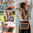 thumbnail image 4 of KOMI for Samsung Galaxy Tab A8 Case 10.5 Full Body Protective with Rotating Hand Strap/Screen Protector/Built-in Stand, Sturdy Shockproof Samsung A8 Tablet Case 2022 SM-X200/X205/X207, 4 of 5