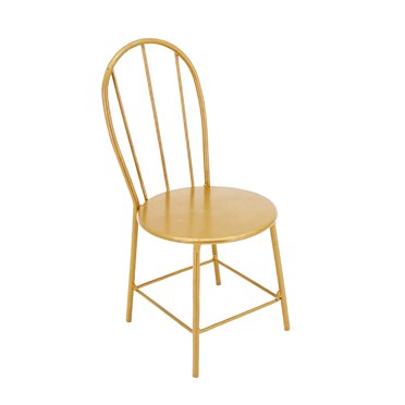 Simulation 1/6 Scale Dollhouse Mini Model Metal Dinning Chair Aureate