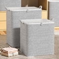 thumbnail image 4 of Collapsible Storage Container Storage Boxes with under Bed Storage Containers with Wheels Sign Storage Container Zipper Bag Storage Non Woven Fabric Material Resistive Dirt And Resistive All, 4 of 4