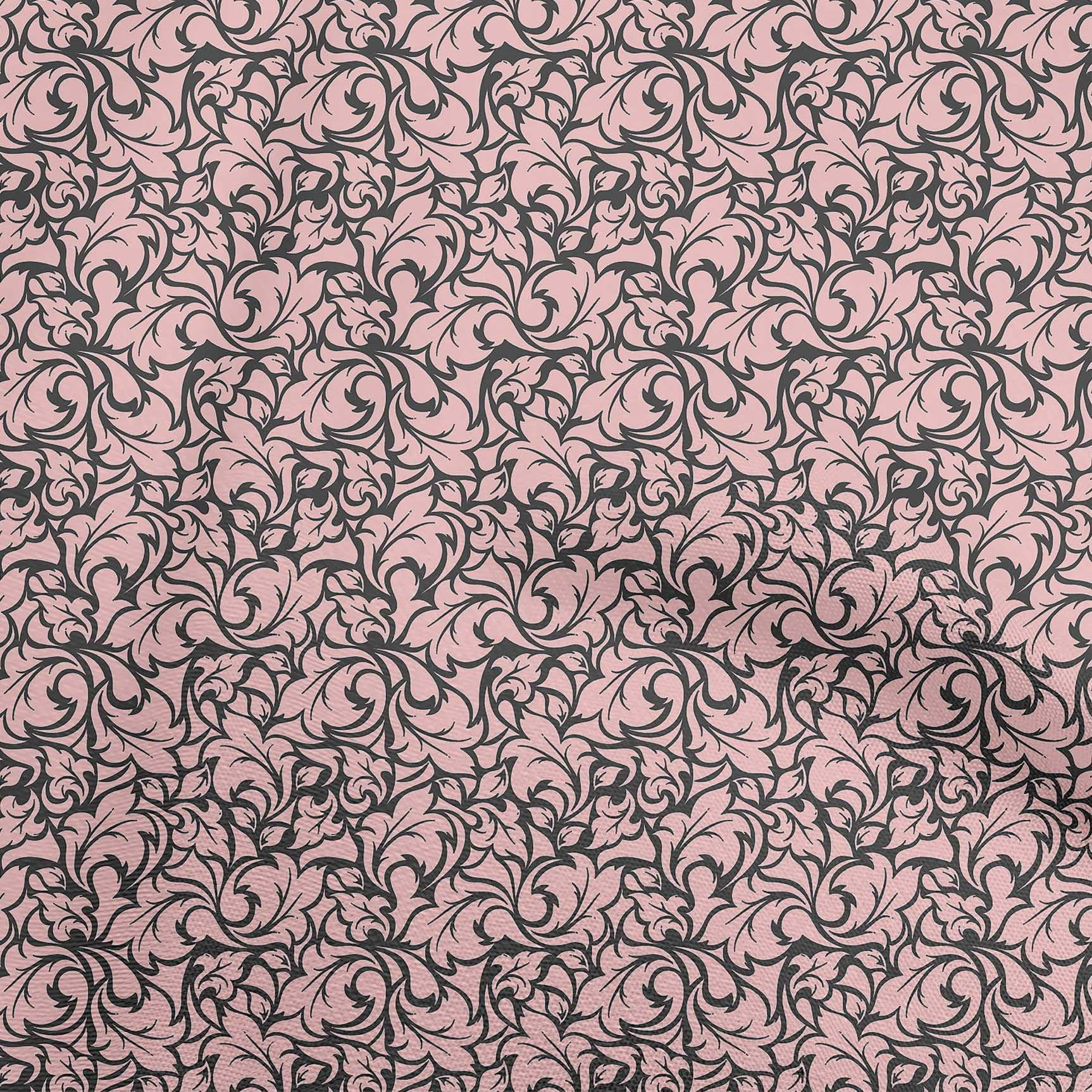 oneOone Silk Tabby Peach Fabric Florals Fabric For Sewing Printed Craft Fabric By The Yard 42 Inch Wide-R7