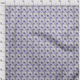 thumbnail image 4 of oneOone Viscose Chiffon Violet Fabric Floral Craft Projects Decor Fabric Printed By The Yard 42 Inch Wide, 4 of 5