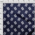 thumbnail image 2 of oneOone Georgette Viscose Fabric Geometric Kasuri Print Fabric BTY 42 Inch Wide, 2 of 4