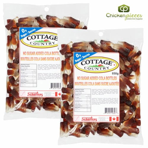 Cottage Country No Sugar Added Cola Bottles 850g (2 PACK)
