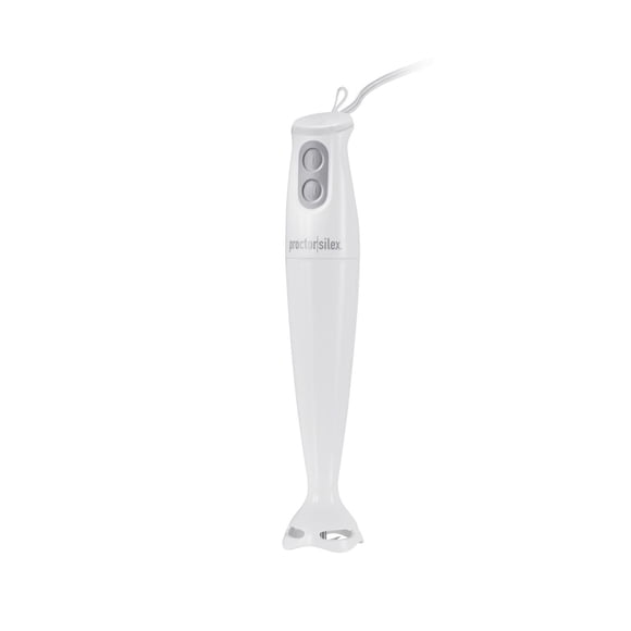 Proctor Silex 2-Speed Immersion Hand Blender, 150W, White (59739)