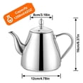 thumbnail image 3 of SANQIAHOME Stainless Steel Teapot Coffee Servers 1200ml, 3 of 8