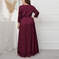 thumbnail image 4 of LSLJS Robe Longue en Dentelle Ajourée Mode Femme Robe de Soirée Robe de Cocktail pour Femmes Soirée, 4 of 7