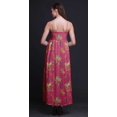 thumbnail image 3 of Bimba Robe Longue Chic Imprimée pour Femmes avec Oiseaux, Style Bohème, Maxi d'Été, Tenue de Plage - Moyen, 3 of 6