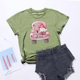 thumbnail image 5 of Meichang T-Shirts de la Saint-Valentin pour Femmes, T-Shirt Graphique Cœur d'Amour, Manches Courtes, Col Rond, Décontracté, Blouses, Joyeuse Saint-Valentin, 5 of 5
