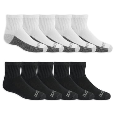 Fruit of the Loom Boys Dual Defense 10 paires de socquettes
