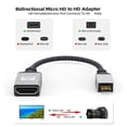 thumbnail image 2 of Convertisseur de Câble Haute Définition Compatible Interface Multimédia Adaptateur Portable Adaptateurs Accessoires Mini Type Numérique 5, 2 of 9
