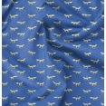 thumbnail image 1 of Soimoi Tissu Satin Modal Imprimé Renard Animal au Mètre 42 Pouces de Large, 1 of 6