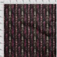 thumbnail image 4 of oneOone Viscose Chiffon Magenta Fabric Abstracts Craft Projects Decor Fabric Printed By The Yard 42 Inch Wide, 4 of 4