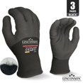 thumbnail image 1 of LINCONSON 3 Pack Winter Work Gloves Suitable for Outdoors Construction Warehousing Freezers & Mechanics, Safety Performance Series-Black, 1 of 5