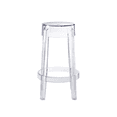 thumbnail image 1 of Réplique Philippe Starck Charles Tabouret Fantôme Transparent Comptoir, 1 of 2