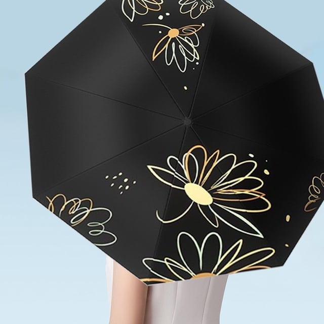 Manually Rain And Sun Umbrella - UltravioletIight Protection Folding Female Parasol - Sun Umbrella