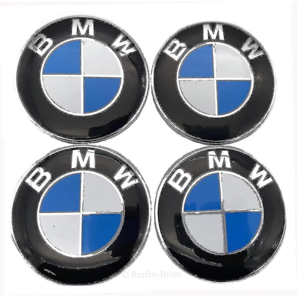 4x Bmw 68mm Hub Caps For Alloy Wheels - Wheel Center Caps