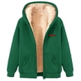 thumbnail image 3 of Chandails en Molleton à Capuche pour Femmes, Veste d'Hiver Douce avec Poches pour Sports Extérieurs Décontractés, 3 of 4