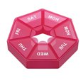 thumbnail image 2 of organizer box pill storage case portable tablet holder 7 grid tablet box plastic pill case, 2 of 10