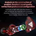 thumbnail image 4 of QKZ AK6 Bass Stereo Headset HiFi In Ear Headset Dynamic Sport Running Headphones, 4 of 9