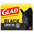 thumbnail image 1 of Glad Sacs à Ordures - Noir, 1 of 1