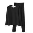 thumbnail image 1 of WAENQINLA Ensemble de sous-Vêtements Thermiques pour Homme Couche de Base Caleçons Longs Doux pour Ski Randonnée Camping Coupe Ajustée Col Ras du Cou Ensemble Haut et Bas, 1 of 3