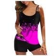 thumbnail image 1 of CNKOO Women‘S Tankini Large Bikini Digital Suspender Beach Split Swimsuit, 1 of 3