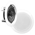 thumbnail image 2 of 4) New PYLE PRO PDIC61RD 6.5'' White 400W 2-Way In-Ceiling/Wall Speakers System, 2 of 6