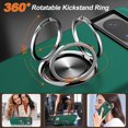 thumbnail image 3 of KOMI for Google Pixel 8 Case, Slim Fit Case for Pixel 8 with Ring Holder Kickstand [Military Grade Drop Tested] [TPU+PC] Dual Layer Shockproof Protective Phone Case for Google Pixel 8, Green, 3 of 5