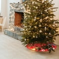 thumbnail image 3 of Pisexur Christmas Tree Skirt ,Many patterns 35.13"Christmas Tree Upholstered Bottom Cover, Suitable For Christmas Tree Decorations, Christmas Family Gathering Christmas Decorations Christmas Gifts, 3 of 5