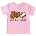 thumbnail image 1 of EDFBUYKRS T-Shirt de BASEBALL pour Enfants PEACE Col Rond T-Shirt à Manches Courtes Enfants de 3 à 14 Ans, 1 of 3