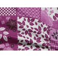 thumbnail image 5 of oneOone Rayon Purple Fabric Floral Craft Projects Decor Fabric Printed By The Yard 56 Inch Wide, 5 of 5