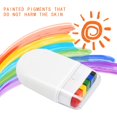 thumbnail image 3 of Body Paint Rismise Rainbow Face Body Paint 2Pcs Face Paint Lgbt Flag Color Face Paint Stick Gay Face Paint Makeup Rainbow Marches Events Festival Gay Da, Body Paint for Women, 3 of 5