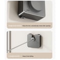 thumbnail image 4 of Portable Indoor Laundry Line with Retractable Wall Mount for Bedrooms Balconies Bathrooms and Hotels - Stainless Steel Aluminum Inner Wire Clothes Drying System for Home Use, 4 of 7