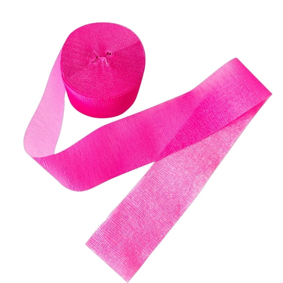 VogueV Fluorescent Party Streamers - Glow-in-the-Dark Celebration Decor Hot Pink