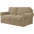 thumbnail image 1 of CHUN YI Stretch Checks Spandex Sofa Cover Separate Backrests Cushions Cover Slipcover, 1 of 5